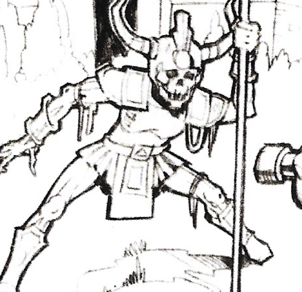 Skeleton Warrior origin reference