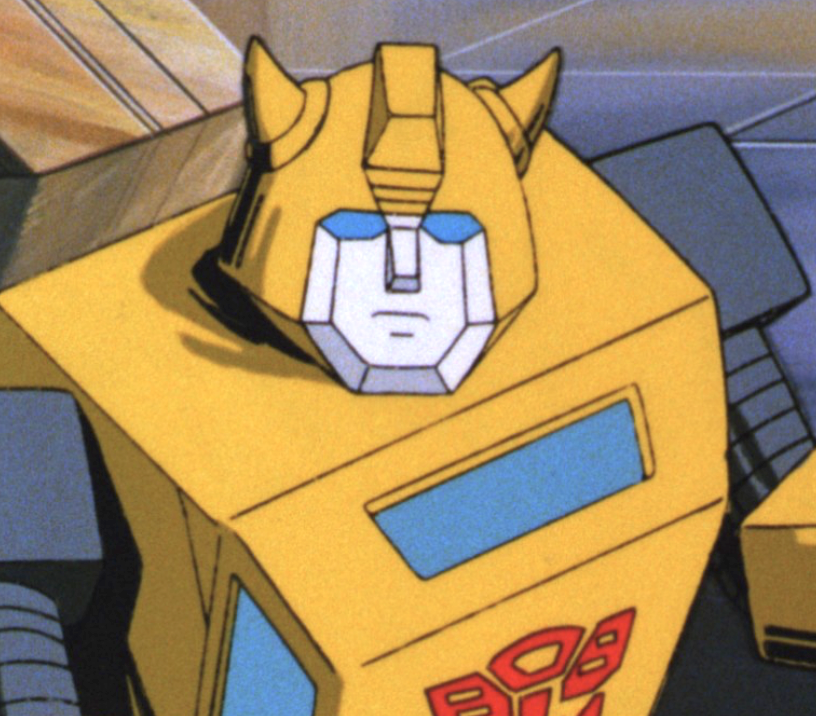 Bumblebee Armor Man At Arms origin reference